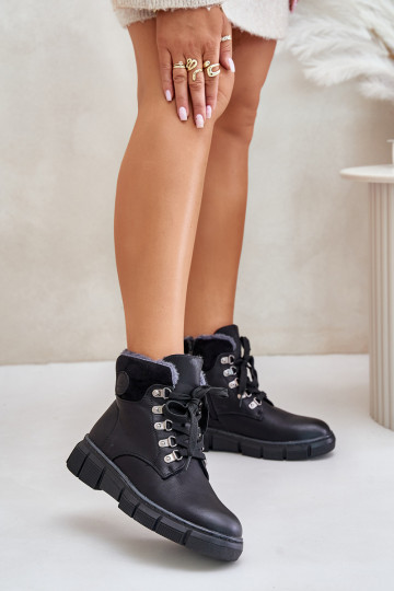 Féminin réchauffer Bottes chaussures Au Château couleur noire Mevanisa 2