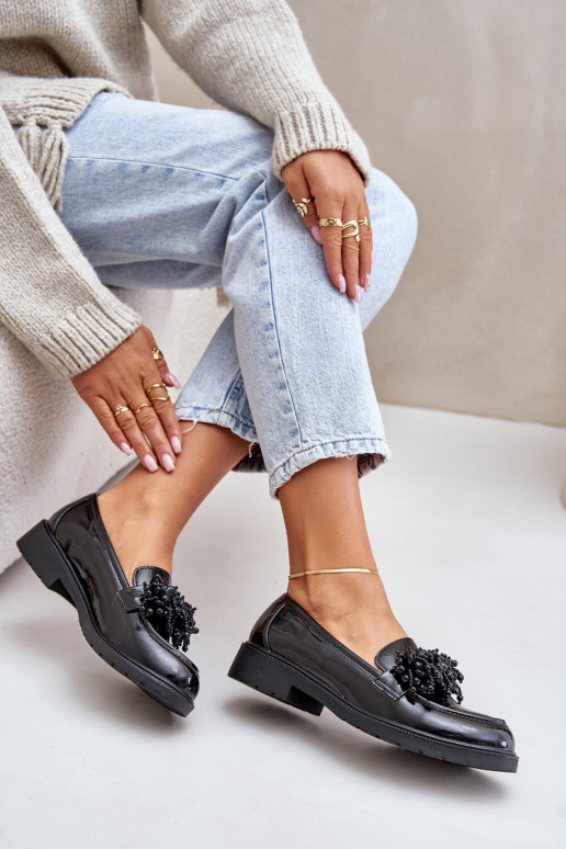 Dames Mocassins met lakeffect S.Barski HY369A zInart