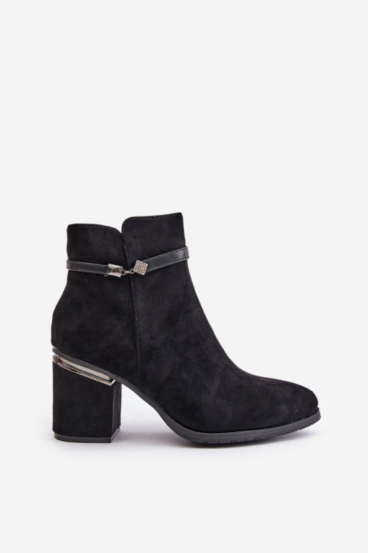 sich Zuarm laufen Damenstiefel mit verzierten Absätzen Vinceza 16446 schZuarze Farbe sich Zuarm laufen Damenstiefel mit verzierten Absätzen Vinceza 16446 schZuarze Farbe