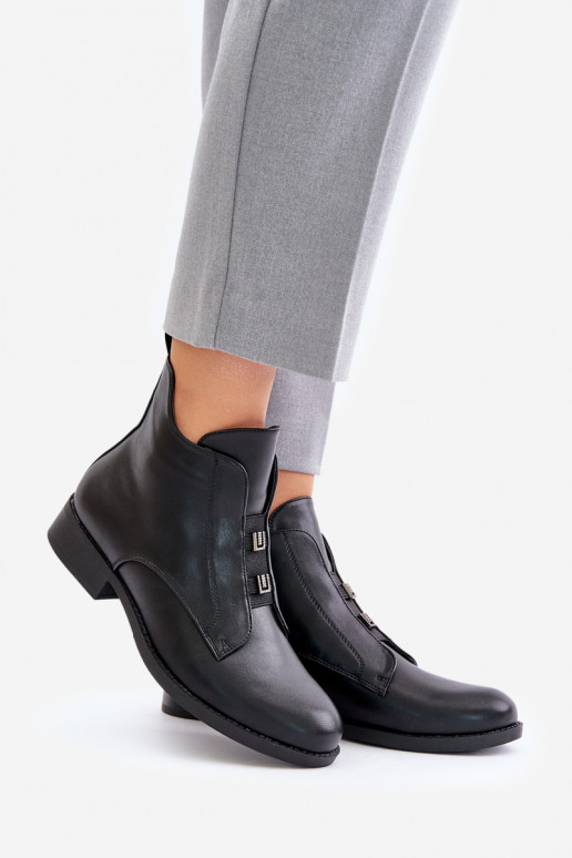 sich Zuarm laufen Damenstiefel mit breiten Absätzen aus Öko-Leder S.Barski HY42-716 schZuarze Farbe sich Zuarm laufen Damenstiefel mit breiten Absätzen aus Öko-Leder S.Barski HY42-716 schZuarze Farbe