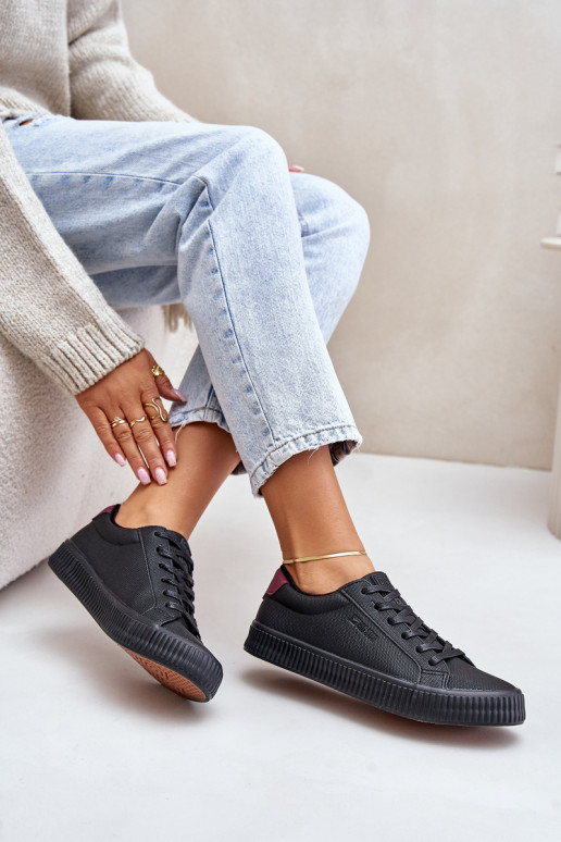 réchauffer Chaussures de loisirs Big Star OO274A462 couleur noire