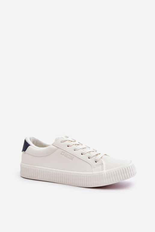 réchauffer Chaussures de loisirs Big Star OO274A460 couleur blanche
