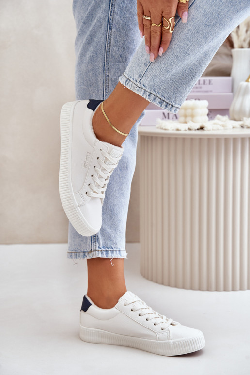 réchauffer Chaussures de loisirs Big Star OO274A460 couleur blanche