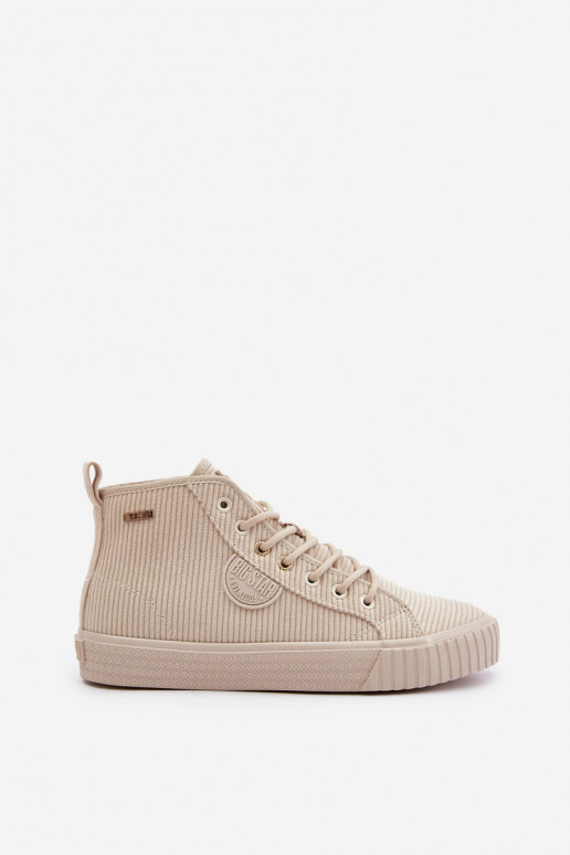 sich Zuarm laufen Samt Freizeitschuhe Big Star OO274771 Hi-Poly System Beige sich Zuarm laufen Samt Freizeitschuhe Big Star OO274771 Hi-Poly System Beige