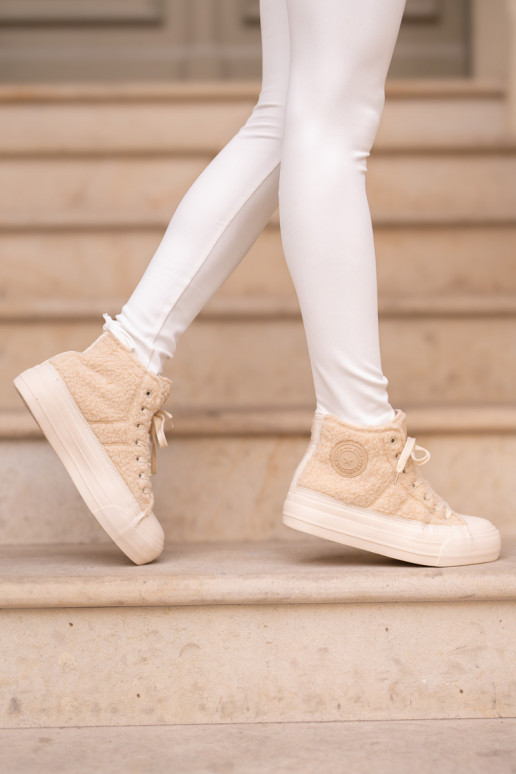 sich Zuarm laufen Freizeitschuhe mit Pelzmantel Typu Baranek Big Star OO274A444 Beige sich Zuarm laufen Freizeitschuhe mit Pelzmantel Typu Baranek Big Star OO274A444 Beige