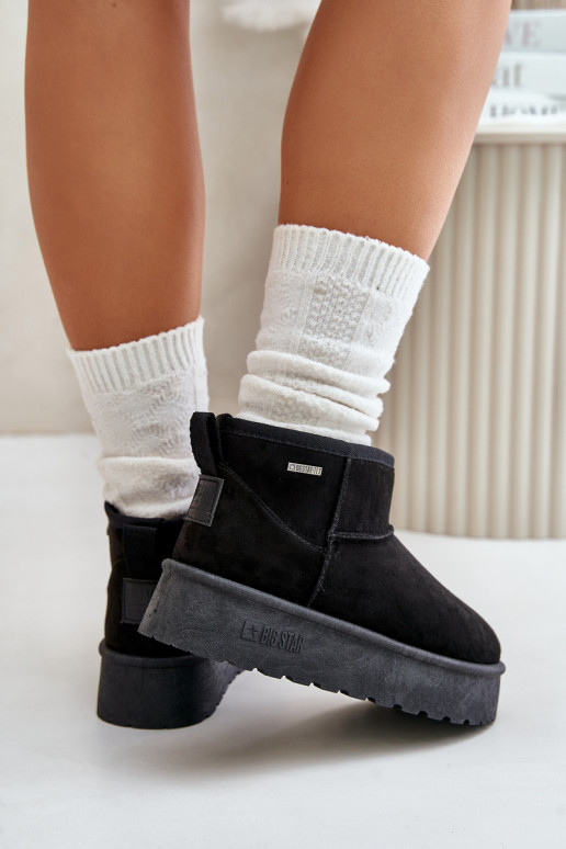 Bottes de neige avec plateforme Big Star OO274A099 couleur noir