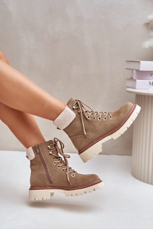 sich Zuarm laufen Schuhe Damenstiefel Zum Schloss Khaki-Farbe Ferelia sich Zuarm laufen Schuhe Damenstiefel Zum Schloss Khaki-Farbe Ferelia