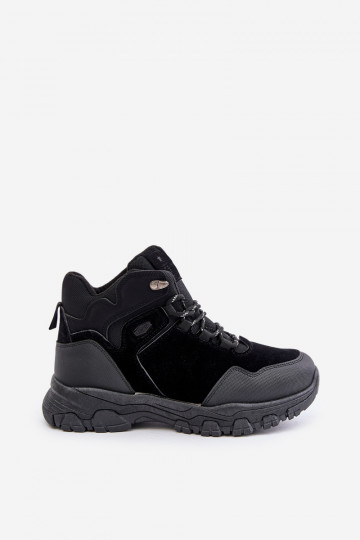 Geïsoleerde wandelschoenen met veters zwart Zerista 2