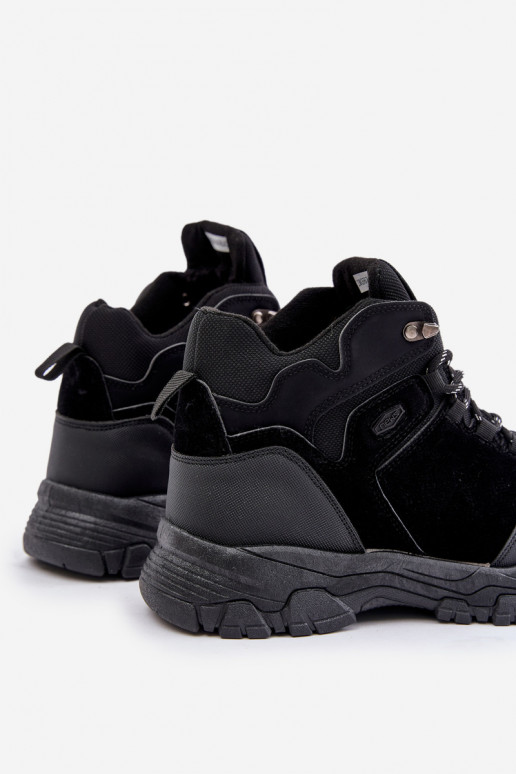 Chaussures de randonnée chauffantes pour hommes avec des lacets couleur noire Zerista Chaussures de randonnée chauffantes pour hommes avec des lacets couleur noire Zerista