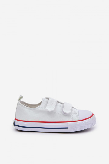 chaussures décontractées Puéril avec attaches adhésives Big Star OO374009 couleur blanche 2