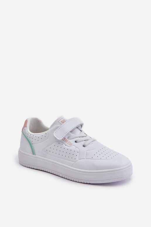 chaussures décontractées Puéril en cuir écologique avec attaches adhésives Big Star OO374005 couleur blanche chaussures décontractées Puéril en cuir écologique avec attaches adhésives Big Star OO374005 couleur blanche
