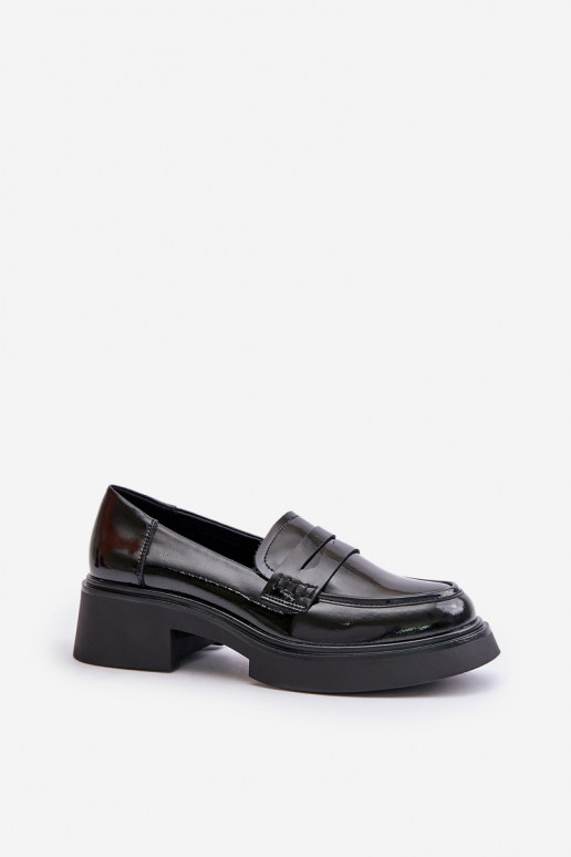 Zwarte lak loafers D&A Zwarte lak loafers D&A