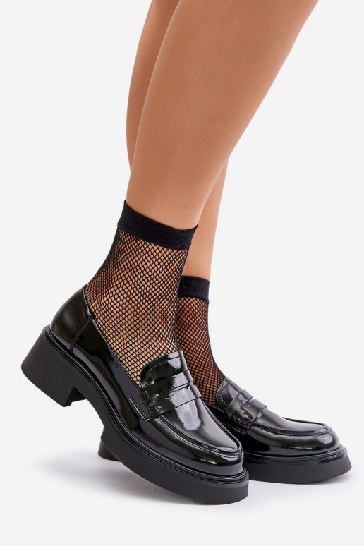 Zwarte lak loafers D&A Zwarte lak loafers D&A