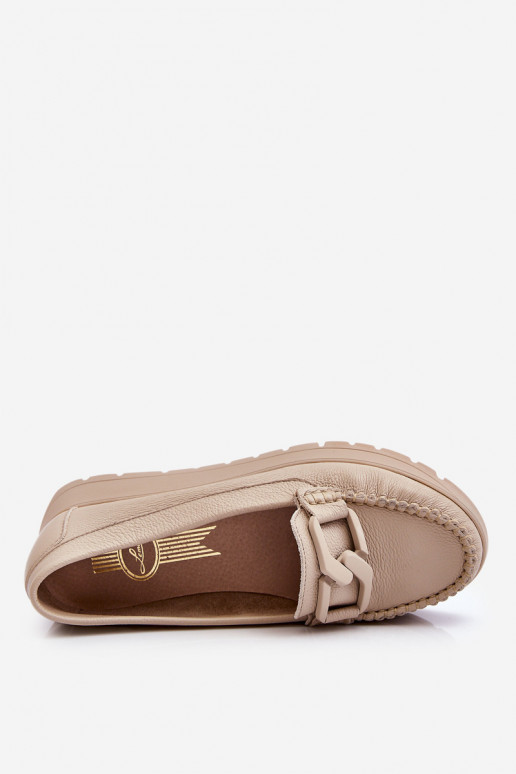 Mocassins à plateforme avec ornements...