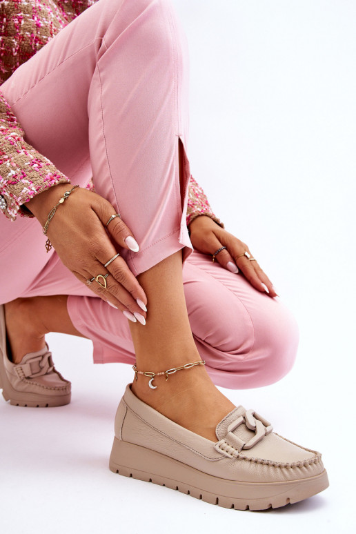 Plateau-Slipper mit Ornamenten in...