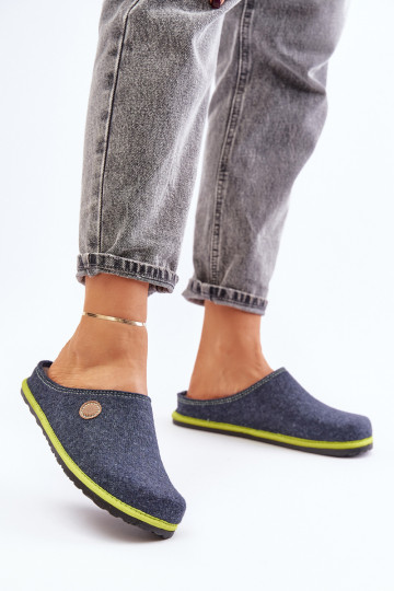 Schuhe hausgemacht Feminin Hausschuhe Inblu CS000039 Dunkelblau 2