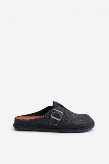 Comfortabele pantoffels voor heren met gespen Inblu SI000019 grijs 2