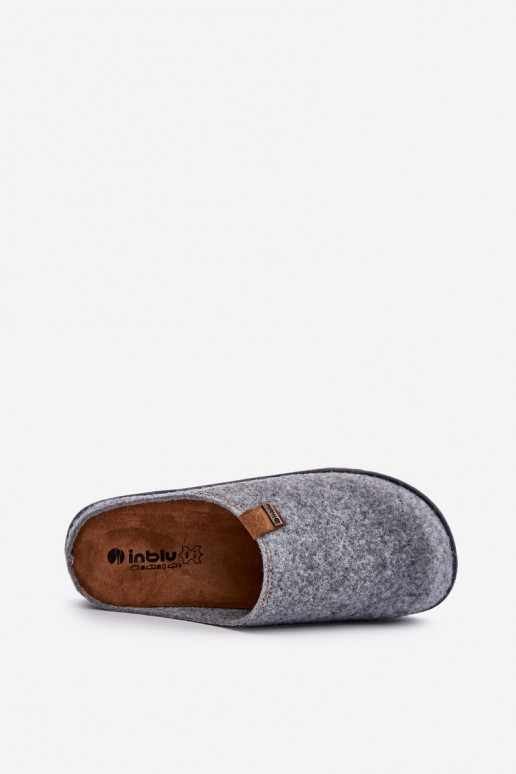 Chaussons pour hommes Inblu préventif SI000001 couleur grise