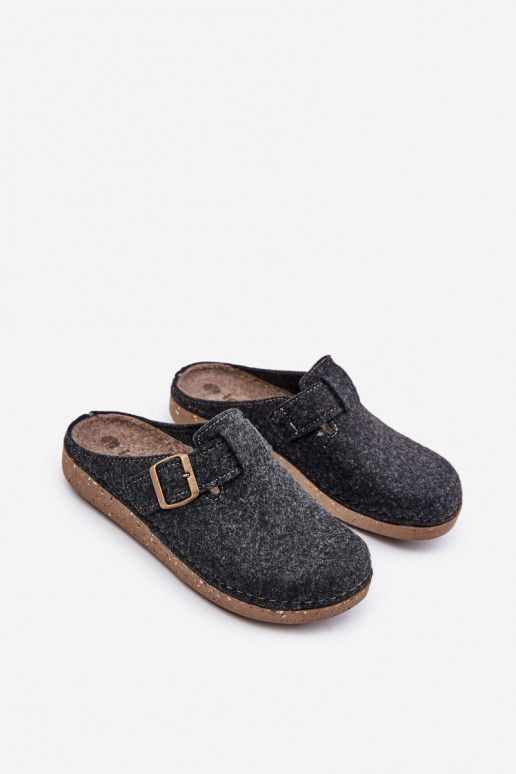 Slippers voor mannen met gespen Slippers Preventieve inbl MT000012 grijs Slippers voor mannen met gespen Slippers Preventieve inbl MT000012 grijs