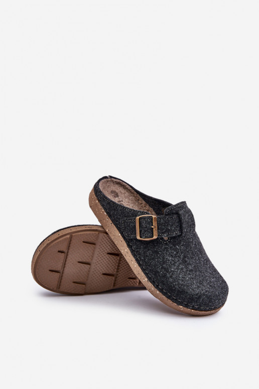 Slippers voor mannen met gespen Slippers Preventieve inbl MT000012 grijs Slippers voor mannen met gespen Slippers Preventieve inbl MT000012 grijs