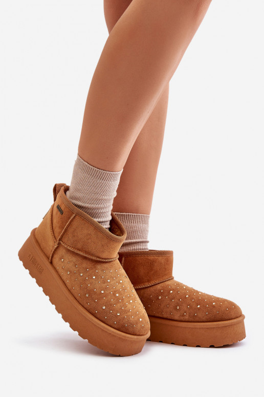 Bottes de neige Avec décoration avec une plateforme Big Star OO274A104 marron Bottes de neige Avec décoration avec une plateforme Big Star OO274A104 marron