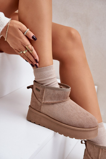 Bottes de neige basses avec plate-forme Big Star OO274A100 beige