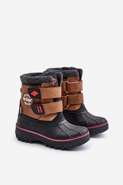 Schneestiefel Kindisch mit Klebeverschlüssen Lee Cooper LCJ-24-44-2864K braune Farbe Schneestiefel Kindisch mit Klebeverschlüssen Lee Cooper LCJ-24-44-2864K braune Farbe