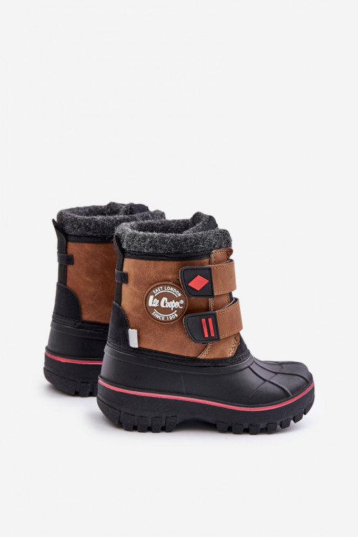 Schneestiefel Kindisch mit Klebeverschlüssen Lee Cooper LCJ-24-44-2864K braune Farbe Schneestiefel Kindisch mit Klebeverschlüssen Lee Cooper LCJ-24-44-2864K braune Farbe