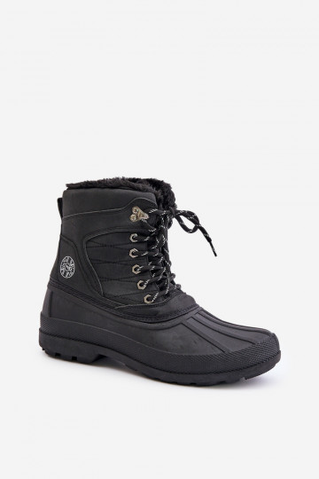 Schneestiefel für Männer Lee Cooper LCJ-24-44-2872M schZuarze Farbe