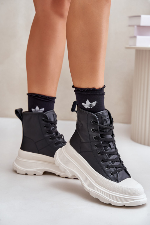 Haut sich Zuarm laufen lässige Schuhe mit einer Plattform Big Star OO274A599 schZuarze Farbe Haut sich Zuarm laufen lässige Schuhe mit einer Plattform Big Star OO274A599 schZuarze Farbe