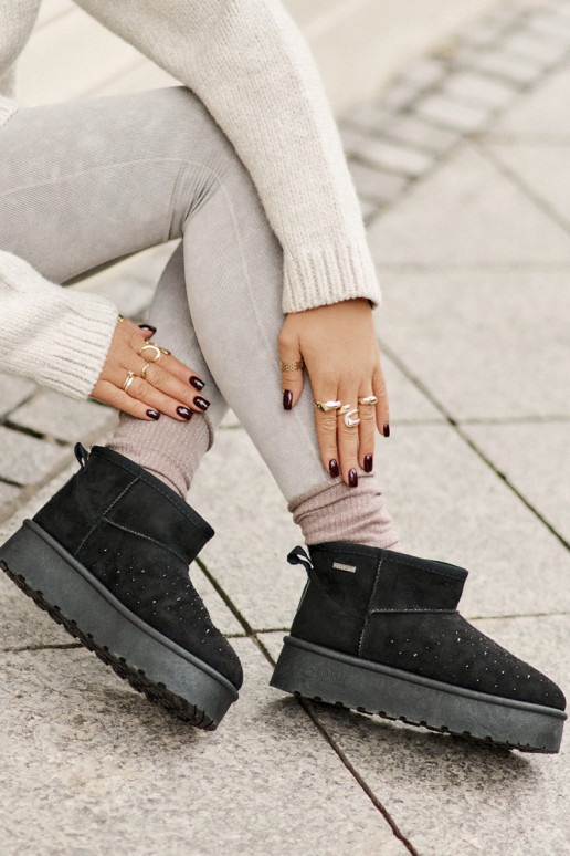 Bottes de neige Avec décoration avec une plateforme Big Star OO274A105 couleur noire