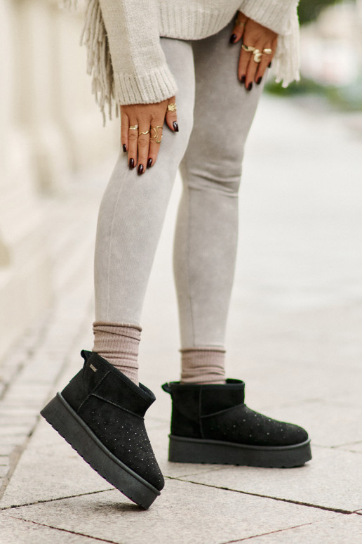 Bottes de neige Avec décoration avec une plateforme Big Star OO274A105 couleur noire