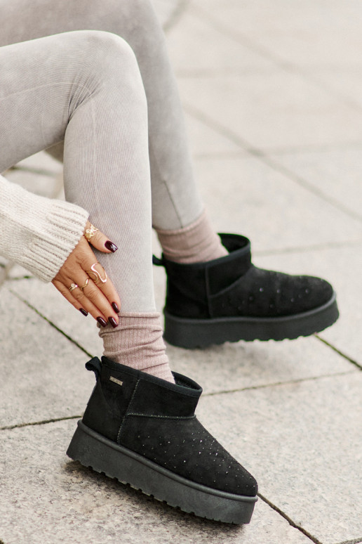 Bottes de neige Avec décoration avec une plateforme Big Star OO274A105 couleur noire