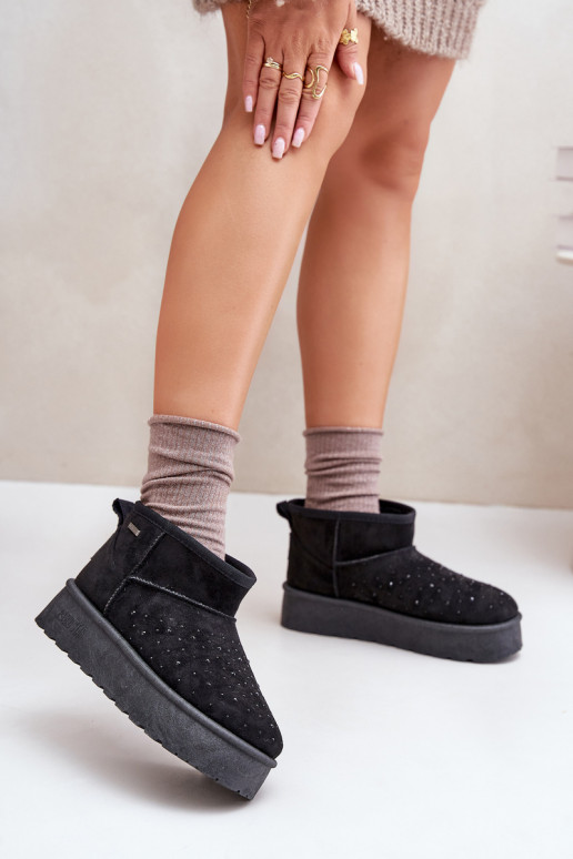 Bottes de neige Avec décoration avec une plateforme Big Star OO274A105 couleur noire