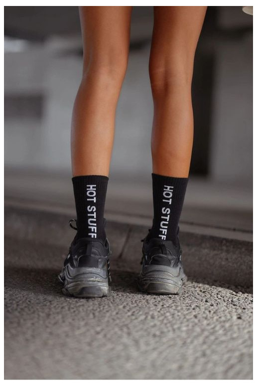 BaumZuollsocken Feminin HOT STUFF schZuarze Farbe BaumZuollsocken Feminin HOT STUFF schZuarze Farbe