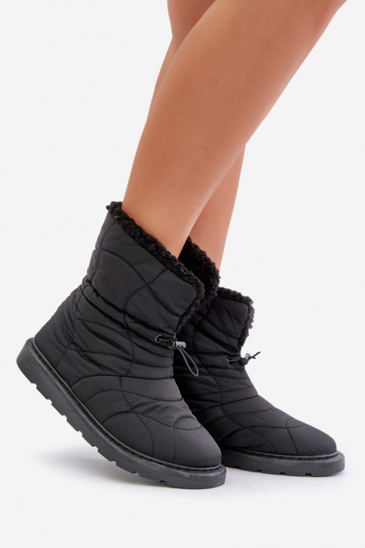 Schneestiefel Feminin mit Schnappverschluss sich Zuarm laufen mit Fell innen Typu Baranek schZuarze Farbe Vamidra Schneestiefel Feminin mit Schnappverschluss sich Zuarm laufen mit Fell innen Typu Baranek schZuarze Farbe Vamidra