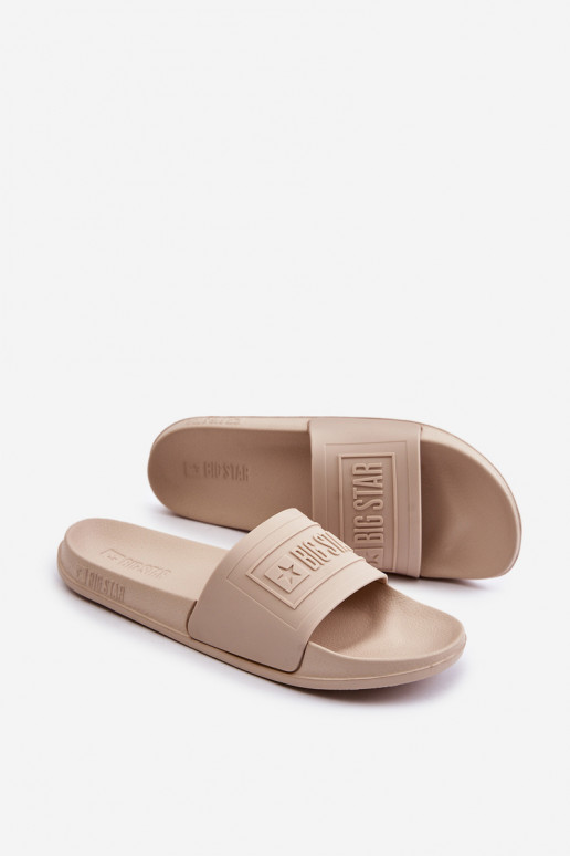 Damesslippers Big Star OO274035 beige