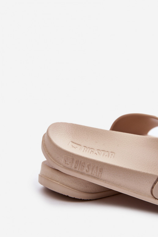 Damesslippers Big Star OO274035 beige