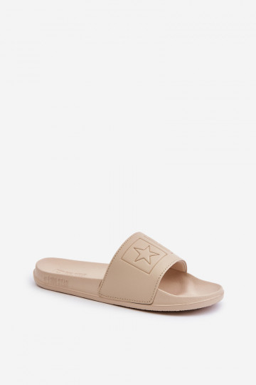 Lichtgewicht pantoffels Big Star OO274043 beige 2