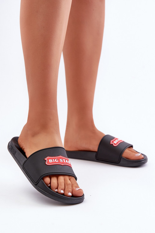 Pantoufles pour femmes Big Star OO274038 noir Pantoufles pour femmes Big Star OO274038 noir