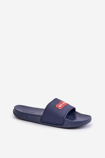 Damesslippers Big Star OO274039 donkerblauw 2
