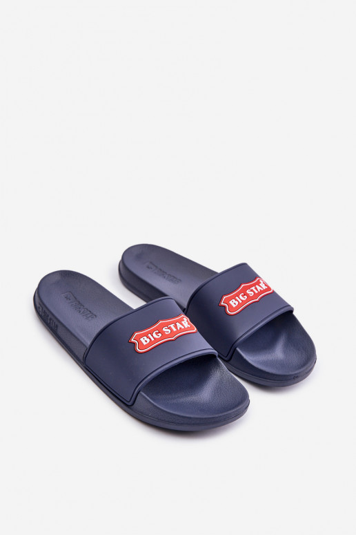 Chaussons pour femmes Big Star OO274039 bleu foncé