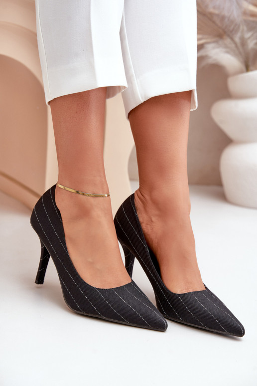 materiaal Hakken Dames met strepen zInart Tifidra materiaal Hakken Dames met strepen zInart Tifidra