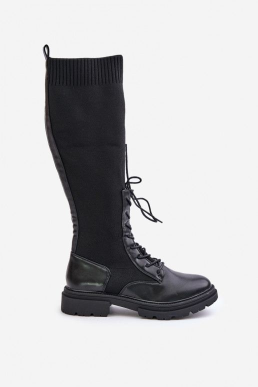 Ein überzeugendes Stilvollll Stiefel Ze SkarpetkoZuą CholeZuką schZuarze Farbe Iranel Ein überzeugendes Stilvollll Stiefel Ze SkarpetkoZuą CholeZuką schZuarze Farbe Iranel