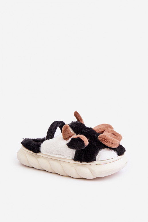 Kinderen met bont Slippers Met Thema KroIny zInart Tamorrin