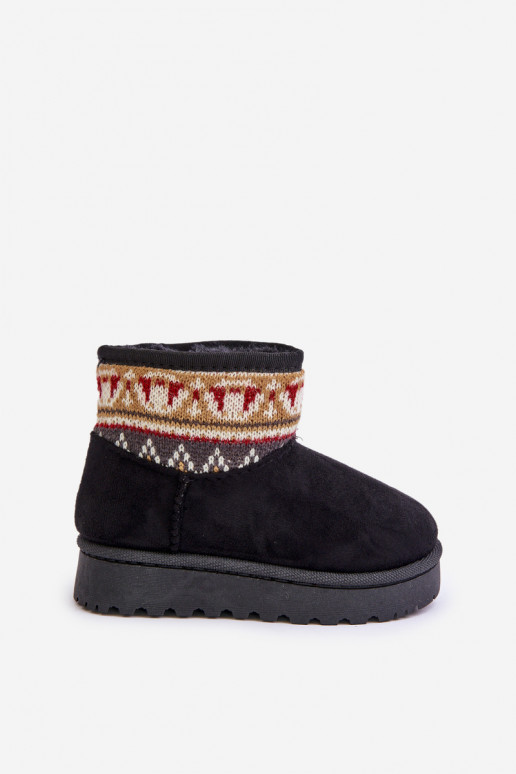 Un modèle convaincant Bottes de neige Puéril avec des écrits réchauffer avec de la fourrure à l intérieur couleur noire Mirirae Un modèle convaincant Bottes de neige Puéril avec des écrits réchauffer avec de la fourrure à l intérieur couleur noire Mirirae