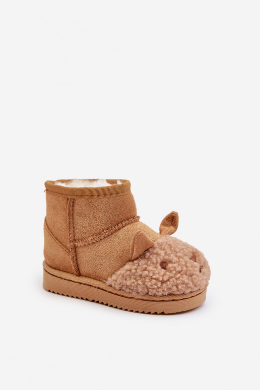 INarme kindersnoInboots Lamy bruine kleur Esandira