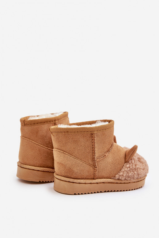 INarme Kinder-Schneestiefel Lamy braune Farbe Esandira