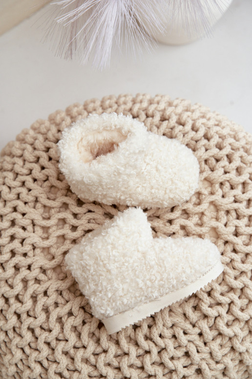 Laarzen SneeuIn laarzen Kinderen met bont Typu Baranek ivoor Mevael