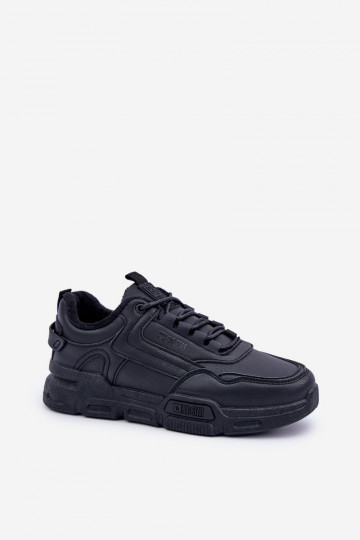 sich Zuarm laufen für Männer Sneakers Stilvollllschuhe Big Star OO174584 HI-POLY SYSTEM schZuarze Farbe